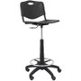 PIQUERAS Y CRESPO Taburete Robledo PVC Negro